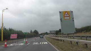 Driving On The A4025 From Stourport-on-Severn To Crossway Green, Worcestershire, UK 19th July 2024