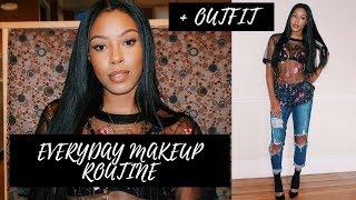 Easy Everyday Makeup Routine + Outfit