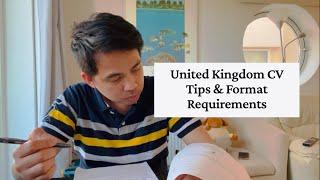 UK CV Tips! | Pinoy in England (PIE)