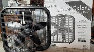 2019-2020 Lasko model B20401 "Decor Colors" box fan