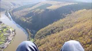 Paragliding Monthermé (FR) 2014-10-18
