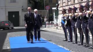 Visita del Capo della Polizia Alessandro Pansa alla questura di Roma