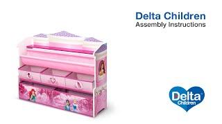 Delta Children Deluxe Book & Toy Organizer Assembly Video