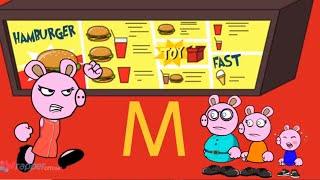 Peppa Pig Misbehaves At McDonald’s / Grounded (@goatedreloaded1917 REUPLOAD)