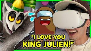 KING JULIEN plays AMONG US VR