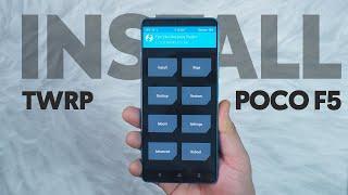 Download POCO F5 TWRP Custom Recovery - How to Install in 5 Min !!