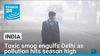 India's north shrouded in smog as Delhi pollution hits season high • FRANCE 24 English