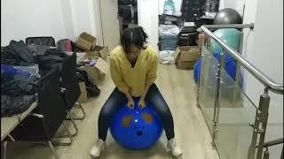 70cm dog space hopper ball with cartoon sfx