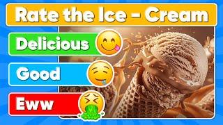 Ice Cream Flavors Tier List  Rate the Ice Cream Flavors | Daily Quiz