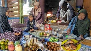 Menginap Di Rumah Ema, Ada Pasar Malam Dadakan, Belanja dan Botram Pagi Bersama Sate Kikil, Rendang