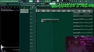 YeaJgreen Fl Studio Beat Livestream 12-29-24