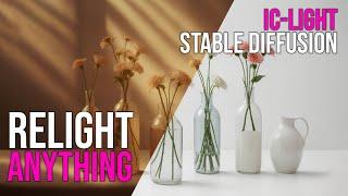 Relight anything with IC-Light in Stable Diffusion - SD Experimental