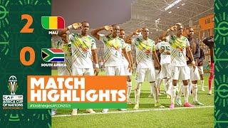 HIGHLIGHTS | Mali  South Africa #TotalEnergiesAFCON2023 - MD1 Group E