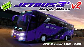 MOD  | JETBUS 3 SINGLE GLASS v2 MIZTA DOEL | ETS2 v1.36-1.40