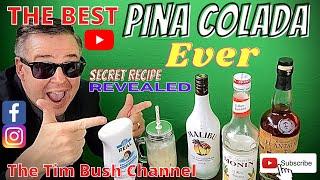 How To Make A Pina Colada. The Best Pina Colada Ever (Secret Recipe) Video Description And Tasting.