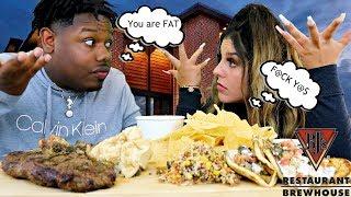 BEING RUDE TO MY EX MUKPRANK |Bj's Brewhouse| (Things Get Heated)