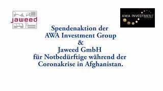 Coronavirus Afghanistan  AWA Investment Group & Jaweed Groupجهت ويروس كورونا كمكهاي اوليه