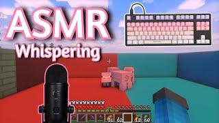 ASMR Gaming | MINECRAFT SURVIVAL WHISPERING (140) + Keyboard/Mouse Sounds 