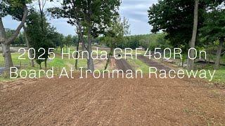 2025 Honda CRF450R At Ironman Raceway