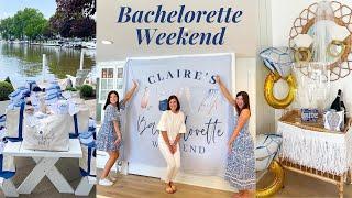 VLOG | claire's bachelorette weekend! something blue themed