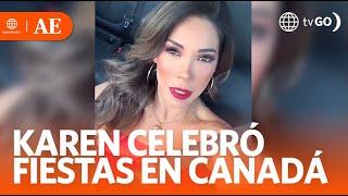 Karen Dejo celebrated Fiestas Patrias in Canada | América Espectáculos (TODAY)