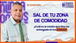 SAL DE TU ZONA DE COMODIDAD  Viernes/19/Julio/2024 En Línea Con Dios