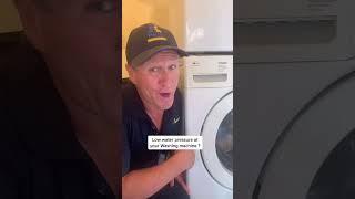 LOW water pressure at your washing machine? SOLVED !