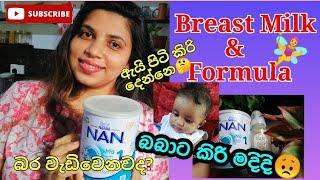 බබාට කිරි මදිදHow to make formula milk for baby#nangrow#motherhood #formula1 #nan1#babygirl#feed#