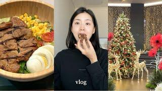 빵순이VLOG | 계란폭탄 맞고 슬퍼도 빵 먹으면 기분풀리는 사람 | 공복 근력운동하고 더 먹기 | 주말 집안대청소 | 서울 인생 소금빵 | 샐러드 먹고 케이크 2개 뿌시는 직장인