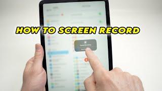 iPad Air 6 (2024): How to Screen Record With Audio