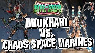 Creations of Bile (Chaos Space Marines) v Reaper's Wager (Drukhari) | Bitesize Bat rep