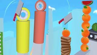 Almost Cut! Very Satisfying And Relaxing ASMR Slicing Game