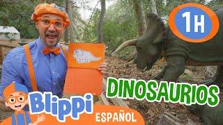 Aprendiendo todo sobre dinosaurios| Blippi Español | Videos educativos para niños | Aprende