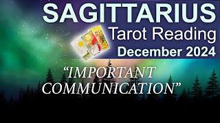 SAGITTARIUS TAROT READING "IMPORTANT COMMUNICATION" December 2024 #sagittarius #december2025 #tarot