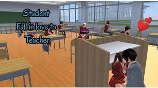 Student fall in love to teacher SakuraSchoolSimulator Lovestory |Shortfilm