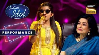 Indian Idol S14 | Menuka के "Kahin Deep Jale Kahin Dil" गाने ने छुआ Moushumi Ji का दिल | Performance