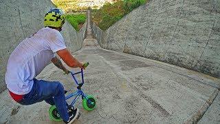 MAX SPEED ON A MINI BMX!