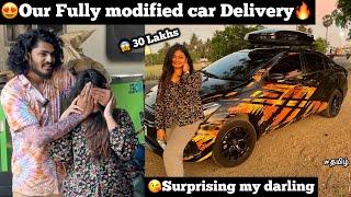 Our Fully Modified Car delivery|Surprising my  darling | TTF | Suzuki Ciaz |TTF Modification |