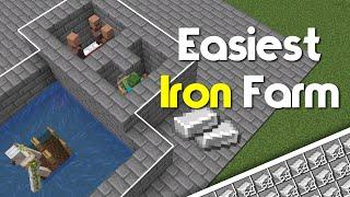 Minecraft Easy Iron Farm - Simple Iron Golem Farm | Tutorial 1.20