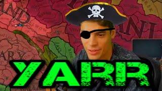 Laith LARPs as a pirate...