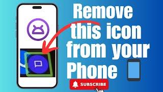 How to remove a purple icon on your screen | | what to do if phone talks when I touch the  screen