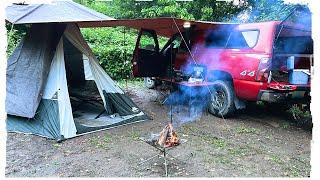 Torrential Rain Remote Camping-Middle Of Nowhere in West Virginia