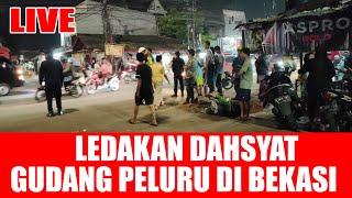 Live Gudang Peluru Meledak Cikiwul bantargebang Bekasi