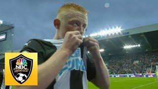 Matty Longstaff's debut goal puts Newcastle ahead vs Man United | Premier League | NBC Sports