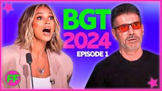 FIRST AUDITIONS ON BGT 2024!  | Britain's Got Talent 2024 Week 1 Episode 1