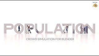 Population addon - Tutorial Blender