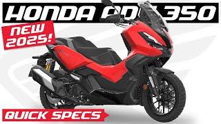 All New HONDA ADV 350 | 2025 Specs