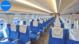 Kyoto to Osaka on Japan's NEW High-Speed Train | Shinkansen N700S
