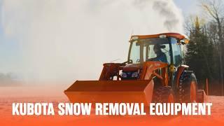 Kubota Snow Removal Equipment