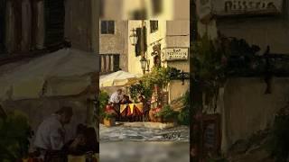 Oil Painting Time Lapse “Open Terrace”  #allaprimaoilpainting #oilpainting #landscapepainting